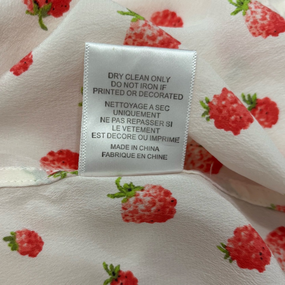 Equipment Reese Raspberry Print Silk Blouse - Picture 10 of 15
